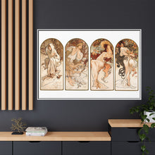 Alphonse Maria Mucha's The Seasons (1897). Famous Art Nouveau artwork