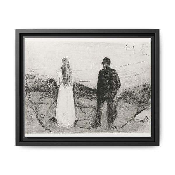 Two Human Beings. The Lonely Ones (1894) by Edvard Munch - NOMADEN ART GALLERY