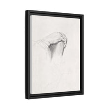 La mano de Poussin, según Ingres (ca. 1875-1877) de Georges Seurat