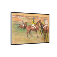 Caballos de carreras (ca. 1885-1888) de Edgar Degas 