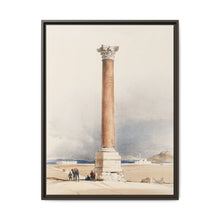 Pompey's Pillar Alexandria illustration by David Roberts (1796–1864). - NOMADEN ART GALLERY