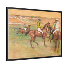 Caballos de carreras (ca. 1885-1888) de Edgar Degas 