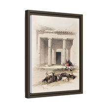 Entrance to the caves of Beni Hasan illustration by David Roberts (1796–1864)