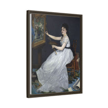 Retrato de Eva Gonzalés en el taller Manets (1870) de Edouard Manet