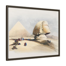 The Great Sphinx Pyramids of Gezeeh illustration bby David Roberts (1796–1864)