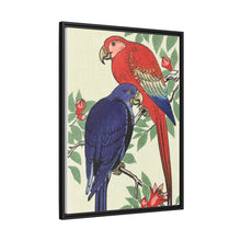Red and a blue parrot (1925 - 1936) by Ohara Koson