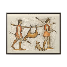 Hunter-Gatherer Mosaic: Vintage Encyclopaedia Art (1891) - NOMADEN ART GALLERY