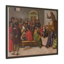 A Franciscan Monk Preaching (ca. 1515-1525 (Renaissance) by School of the Romagna