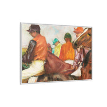 The Jockeys (ca. 1882) by Edgar Degas