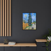 Vincent van Gogh's Road with Cypress and Star (1890) - NOMADEN ART GALLERY