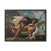 A Lion Attacking a Horse (1762) by George Stubbs. - NOMADEN ART GALLERY