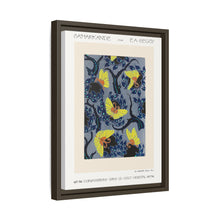 Butterfly pochoir pattern in Art Nouveau oriental style