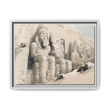 The Great Temple of Aboo Simble Nubia illustration by David Roberts (1796–1864) - NOMADEN ART GALLERY