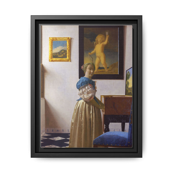 Johannes Vermeer’s Lady Standing at a Virginal (ca. 1670–1672)