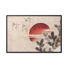 Katsushika Hokusai's birds and sunset, from Album of Sketches (1814) - NOMADEN ART GALLERY