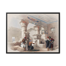 Deir el Medina (Dayr al Madinah) is an ancient Egyptian village which was home to the artisans who worked on the tombs in the Valley of the Kings illustration by David Roberts - NOMADEN ART GALLERY