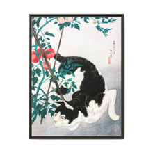 Cat with Tomato Plant (1931) print in high resolution by Hiroaki Takahashi - NOMADEN ART GALLERY