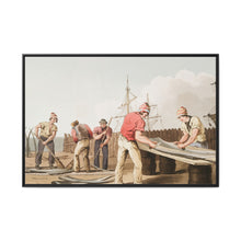 Illustration of whalebone scrapers from The Costume of Yorkshire (1814) by George Walker - NOMADEN ART GALLERY