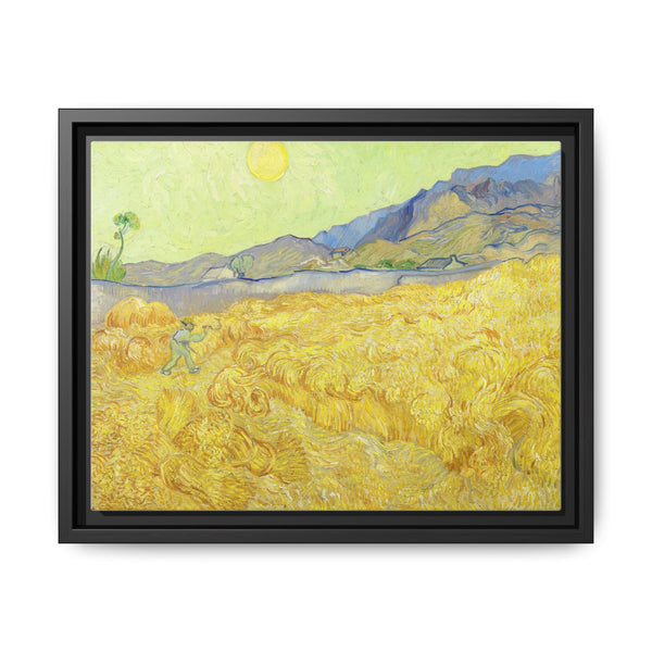 Van Gogh's Wheatfield with a reaper (1889) - NOMADEN ART GALLERY