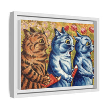 Three cats singing. Gouache by Louis Wain, 1925/1939