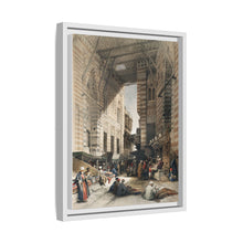 Bazaar of the silk mercers, Cairo illustration by David Roberts (1796–1864)