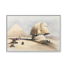 The Great Sphinx Pyramids of Gezeeh illustration bby David Roberts (1796–1864) - NOMADEN ART GALLERY