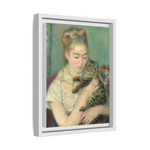 La mujer con el gato de Pierre-Auguste Renoir (c. 1875)