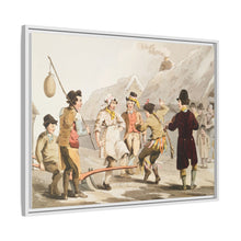 Illustration of the fool plough from The Costume of Yorkshire (1814) by George Walker