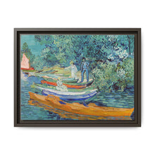 Vincent van Gogh's Bank of the Oise at Auvers (1890) famous painting from the Detroit Institute of Arts. - NOMADEN ART GALLERY