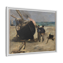 Tarring the Boat (Le Bateau goudronné) de Édouard Manet