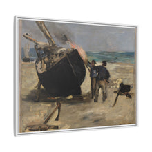 Tarring the Boat (Le Bateau goudronné) de Édouard Manet
