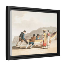 Illustration of fishermen from The Costume of Yorkshire (1814) by George Walker