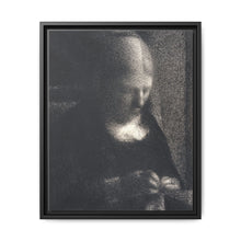 The Artist’s Mother Doing Embroidery (ca. 1882–1883) by Georges Seurat. - NOMADEN ART GALLERY