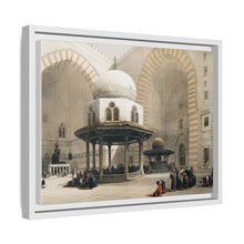 Mosque of Sultan Hassan Cairo illustration by David Roberts (1796–1864) - Framed Wall Art
