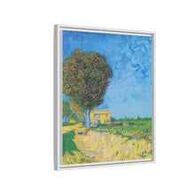 Vincent van Gogh's Avenue at Arles with houses (1888) - NOMADEN ART GALLERY