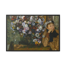 Edgar Degas's A Woman Seated beside a Vase of Flowers (Madame Paul Valpinçon?) - NOMADEN ART GALLERY