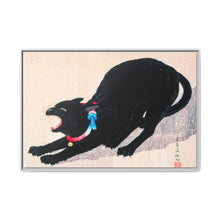 Black Cat Hissing 20th century print in high resolution by Hiroaki Takahashi - NOMADEN ART GALLERY