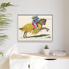 French Knight, 14th Century: Vintage Equestrian Art by Paul Mercuri (1860)
