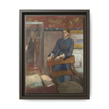 Hélène Rouart in her Father's Study (1886) by Edgar Degas - NOMADEN ART GALLERY