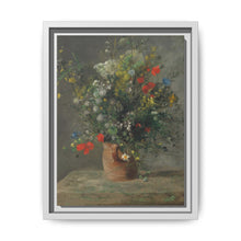 Flowers in a Vase (c. 1866) painting in high resolution by Pierre-Auguste Renoir - NOMADEN ART GALLERY