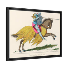 French Knight, 14th Century: Vintage Equestrian Art by Paul Mercuri (1860)