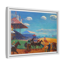 Race Track (1908–1909) vintage painting by William James Glackens