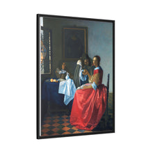 La joven con copa de vino de Johannes Vermeer (ca. 1658-1662)