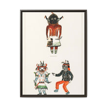 Hopi Katcinas - Piokot Turkwinu Turkwinu Mana (1895) drawn by the native people from the book of Jesse Walter Fewkes - NOMADEN ART GALLERY