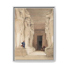 Excavated Temple of Gyrshe (Gerf Hussein) Nubia illustration by David Roberts (1796–1864) - NOMADEN ART GALLERY