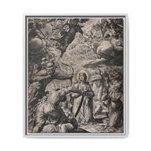 The martyrdom of Saint Ursula. Engraving by J. Sadeler after P. de Witte - NOMADEN ART GALLERY