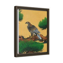 Pine and Eagle, a traditional portrait of a charismatic Japanese eagle by Kano Tanyu (1602-1674)