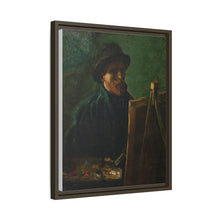Vincent van Gogh's Self-Portrait with Dark Felt Hat at the Easel (1886) - NOMADEN ART GALLERY