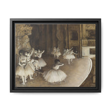 Ballet Rehearsal on Stage (1874) by Edgar Degas - NOMADEN ART GALLERY