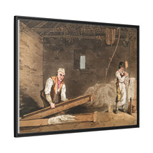 Illustration of line swinglers from The Costume of Yorkshire (1814) by George Walker